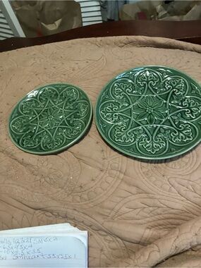 Two Salad, Bread, or Dessert Plates From The Juliska Jardins du Monde